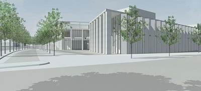 An artist's impression of the building