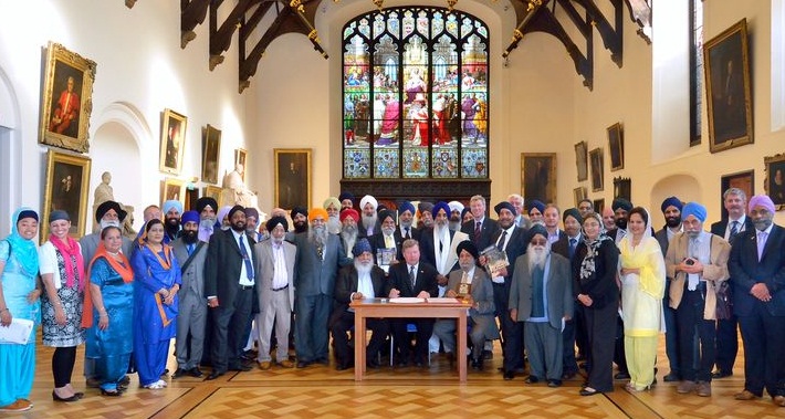 Sikh visit to Parliament House 