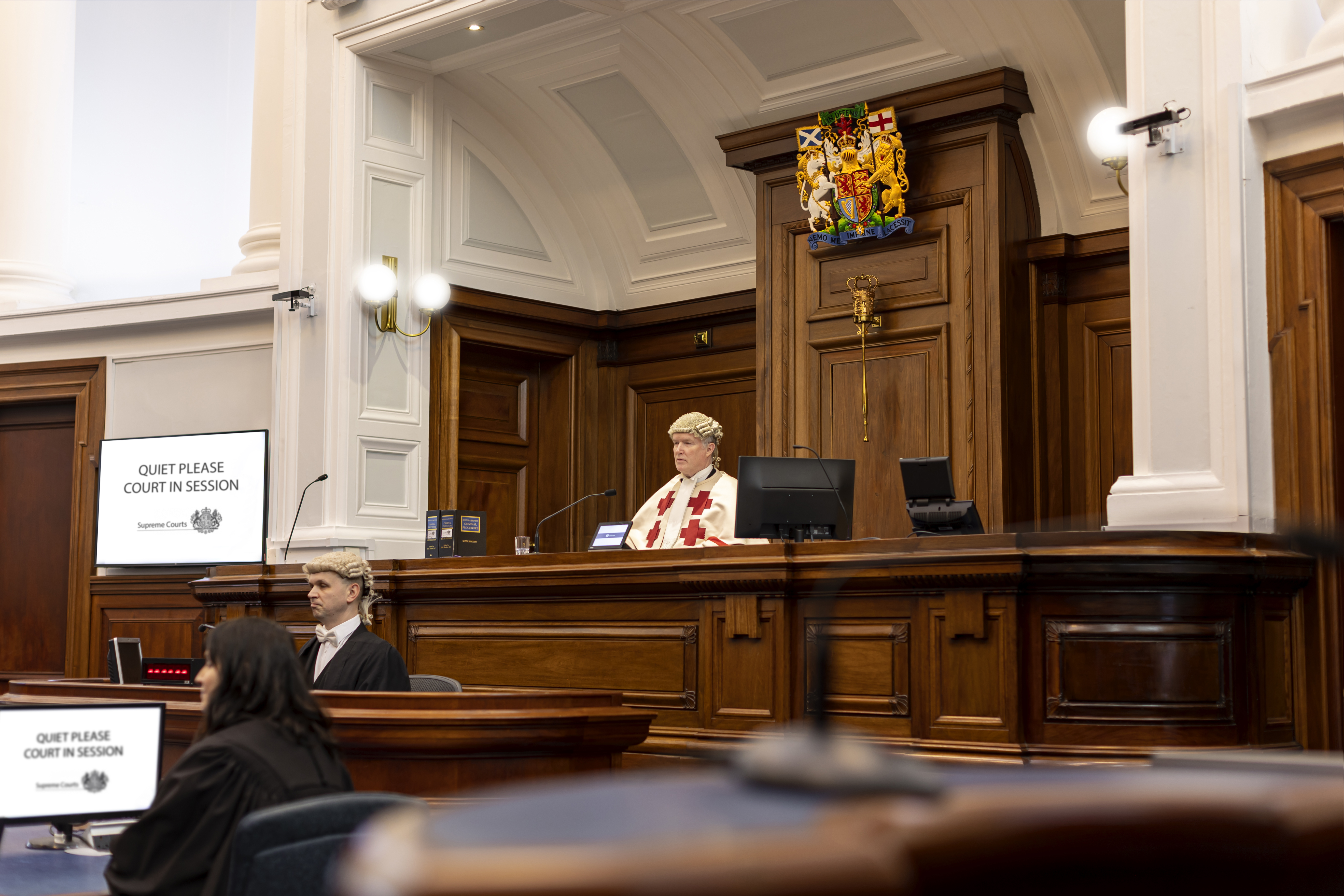 Glasgow High Court in session